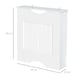 image 3 of HOMCOM Modern Radiator Cover Heater Cabinet Slatted Worktop Painted