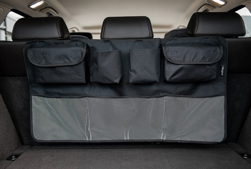 image 1 of Car Backseat Storage Bag With Pockets