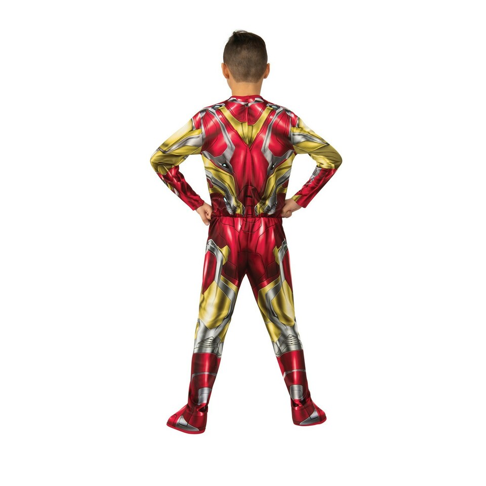 image 1 of Iron Man Childrens/Kids Costume - Red/Yellow - 8-10 Years 7