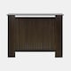 image 4 of OHS Ribbed Medium Radiator Cover Slatted Engineered Wood | Brown | Dark Brown Wood