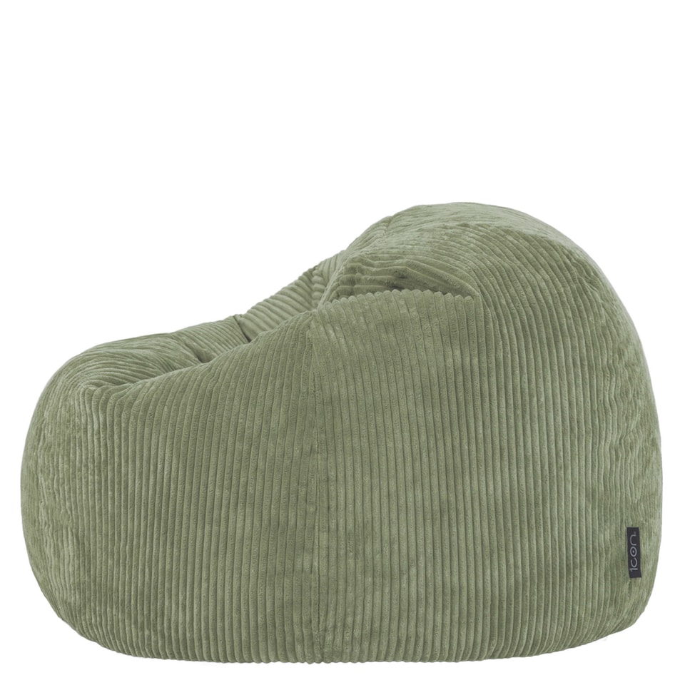 image 1 of Kingston Classic Beanbag Corduroy Sage Green Set of 2 | Green | Green | 2