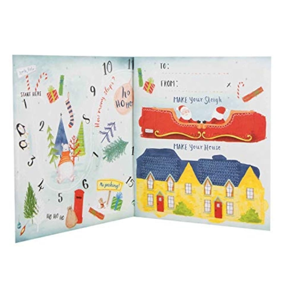 image 1 of Hallmark 25499247 Countdown to Christmas Activity Card