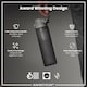 image 6 of Leak Proof Slim Water Bottle, BPA Free, 500ml (18oz) | Grey | Grey | One Size