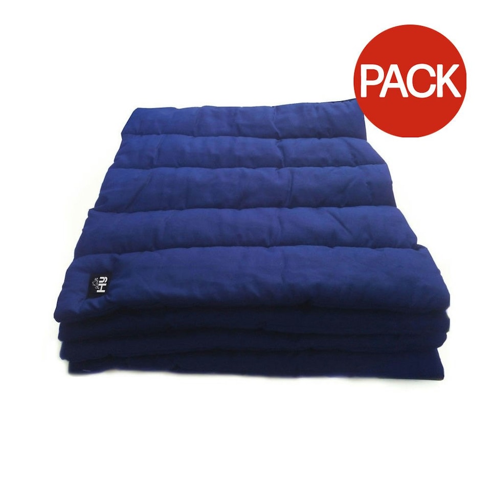 Hy Quilted Leg Pads (Pack of 4) - Navy - One Size