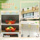 image 6 of AIYAPLAY Play Kitchen, Large Kids Pretend Role Play Kitchen with Light & Sound Stove, Oven, Microwave, Sink, Cooking Accessories, Gift for Boys and Girls Ages 3+