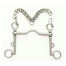 Lorina Sliding Cheek Ported Weymouth - Silver - 6in