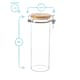 image 3 of Argon Tableware Glass Storage Jars with Wooden Clip Lids - 1.75 Litre - Pack of 6