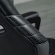 image 8 of Vinsetto Racing Gaming Chair Gamer Chair with Armrests Swivel Wheels, Black