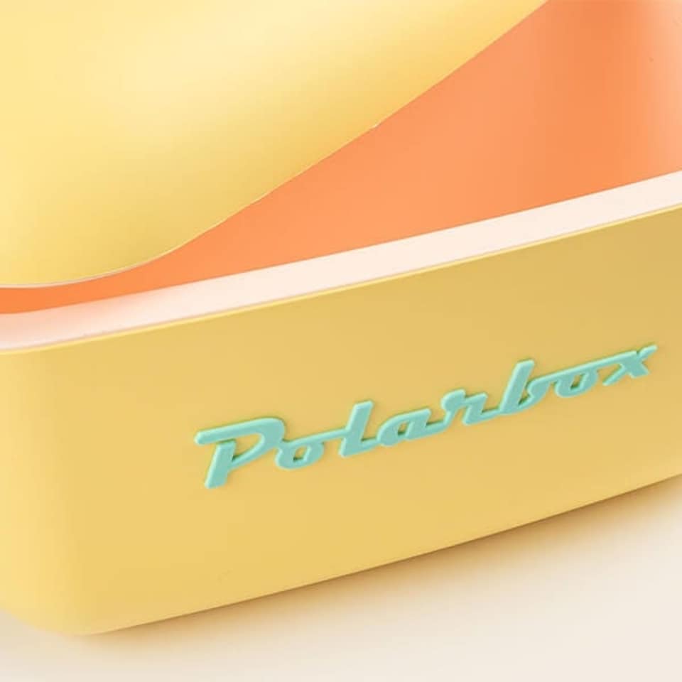 image 1 of Polarbox Classic Yellow-Cyan 12L Cool Box