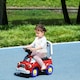 image 2 of AIYAPLAY Ride On Car Foot to Floor Design with Under Seat Storage, Red