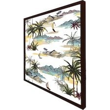 Palm trees (Picture Frame) Brown | L