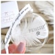 image 1 of Personalised White Feather Bauble. Memorial Angel Decoration