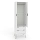 image 6 of Core Products Augusta Industrial White 2 Door, 2 Drawer Wardrobe H176.0cm x W76.5cm x D53.0cm White
