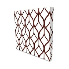 Abstract wavy lines (Canvas prints) | Cream