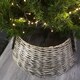 image 8 of 48/70cm Samuel Alexander KD Willow Christmas Tree Skirt Wicker Rattan- Large Natural