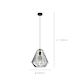 image 4 of EGLO Stype Vintage Industrial Pendant Light WBS Black
