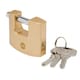 image 2 of YALE BRASS SHUTTER PADLOCK 60MM