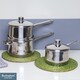 image 4 of Buckingham Stainless Steel 3 Piece Saucepan Set  Premium Quality | Silver