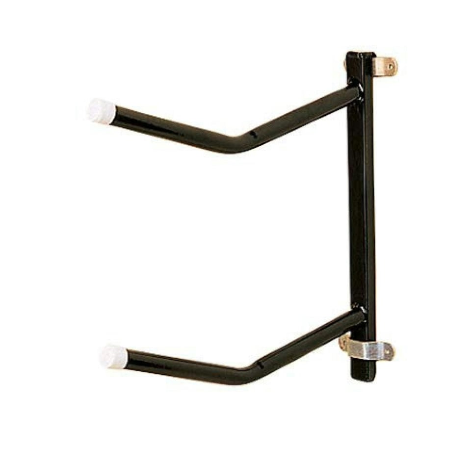 Stubbs Removable Clip-On Twin Saddle Rack - Black - One Size