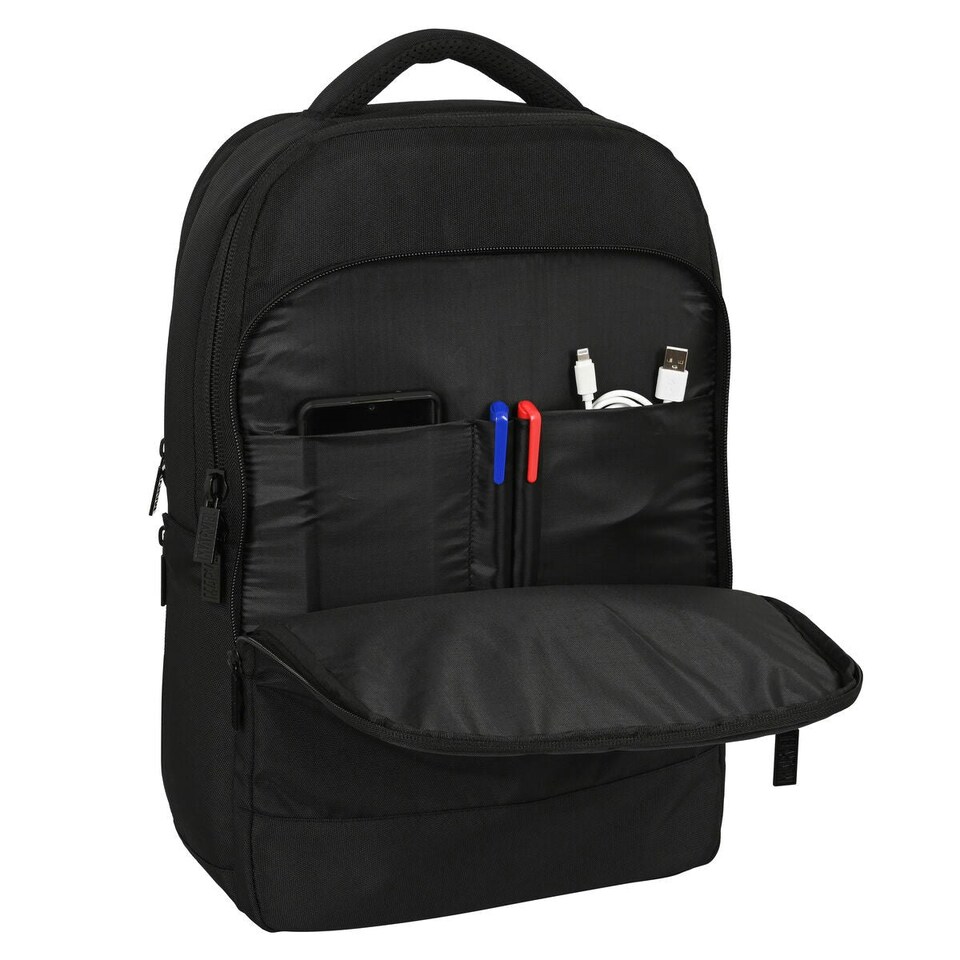 image 1 of Rucksack for Laptop and Tablet with USB Output Marvel Black N/A | N/A | One Size