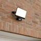 image 2 of CGC PARRY 30W LED PIR Motion Sensor Floodlight Black Body with Full Front White Opal Diffuser 2700lm 4000k Black