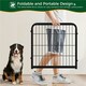 image 4 of Yaheetech 8-Panel Metal Dog Playpen, 60 × 60 cm Black