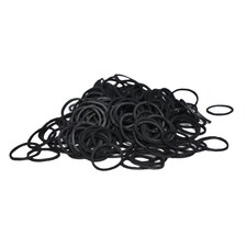 Lincoln Plaiting Bands (500 Pack) - Black - One Size