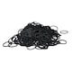 image 1 of Lincoln Plaiting Bands (500 Pack) - Black - One Size