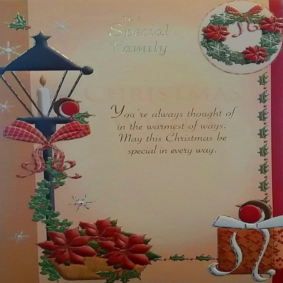 image 1 of To A Special Family Christmas Card