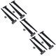 image 1 of 18in / 450mm Heavy Duty T Tee Hinges For Shed + Garden Gates Black Finish 10pc