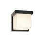 image 1 of CGC ADDISON Black Cube LED Outdoor Wall Light 4000k Natural White Integrated LED IP65 Black
