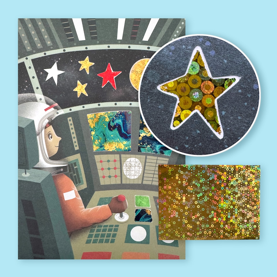 image 1 of Foil Art - Space Adventures