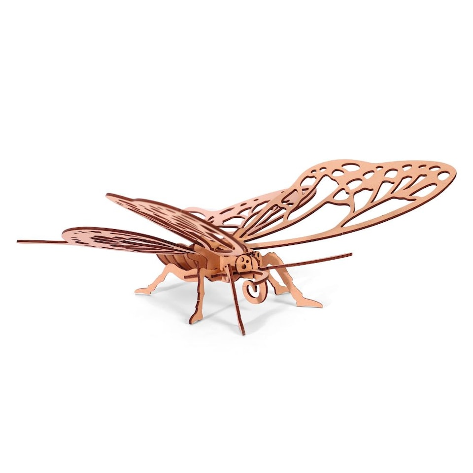 image 1 of 3D Wooden Model Kit Butterfly - Craft Gifts for 8 yrs +