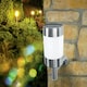 image 5 of GardenKraft 19490 Stainless Steel Solar Wall Light