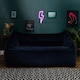 image 3 of icon Cecilia Bean Bag Sofa Midnight Blue Giant Velvet Bean Bag Chair Blue