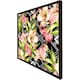 image 1 of Bright plants on geometric background (Picture Frame) Brown | XL