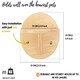 image 5 of NOVECRAFTO Wall-Mounted Cat Steps – Natural Wood Round Climbing Posts – Durable Cat Shelves for Climbing & Perching – Space-Saving Wall Steppers