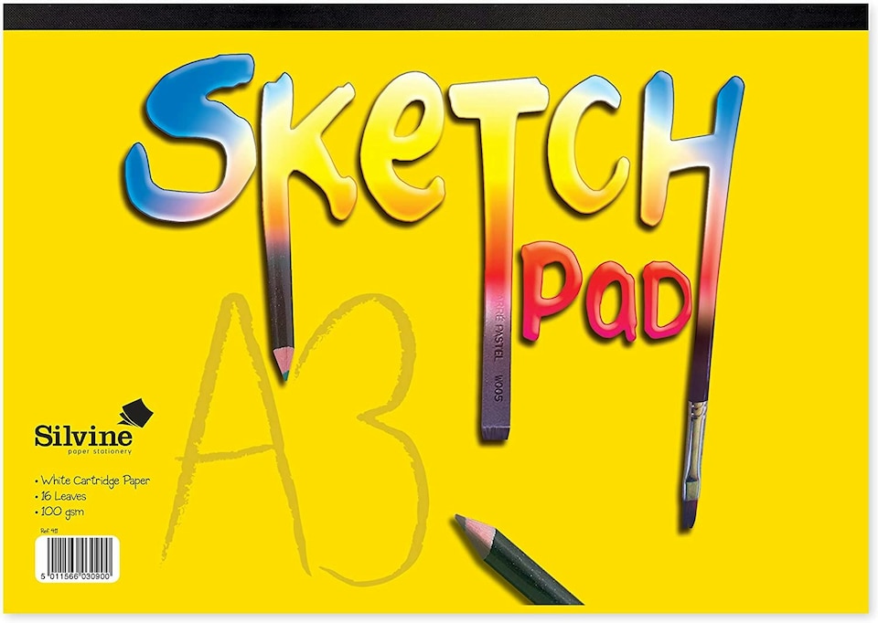 image 1 of A3 16 Sheets Sketch Pad