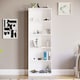 image 4 of Vida Designs Cambridge 5 Tier Extra Large Bookcase Display Storage, White