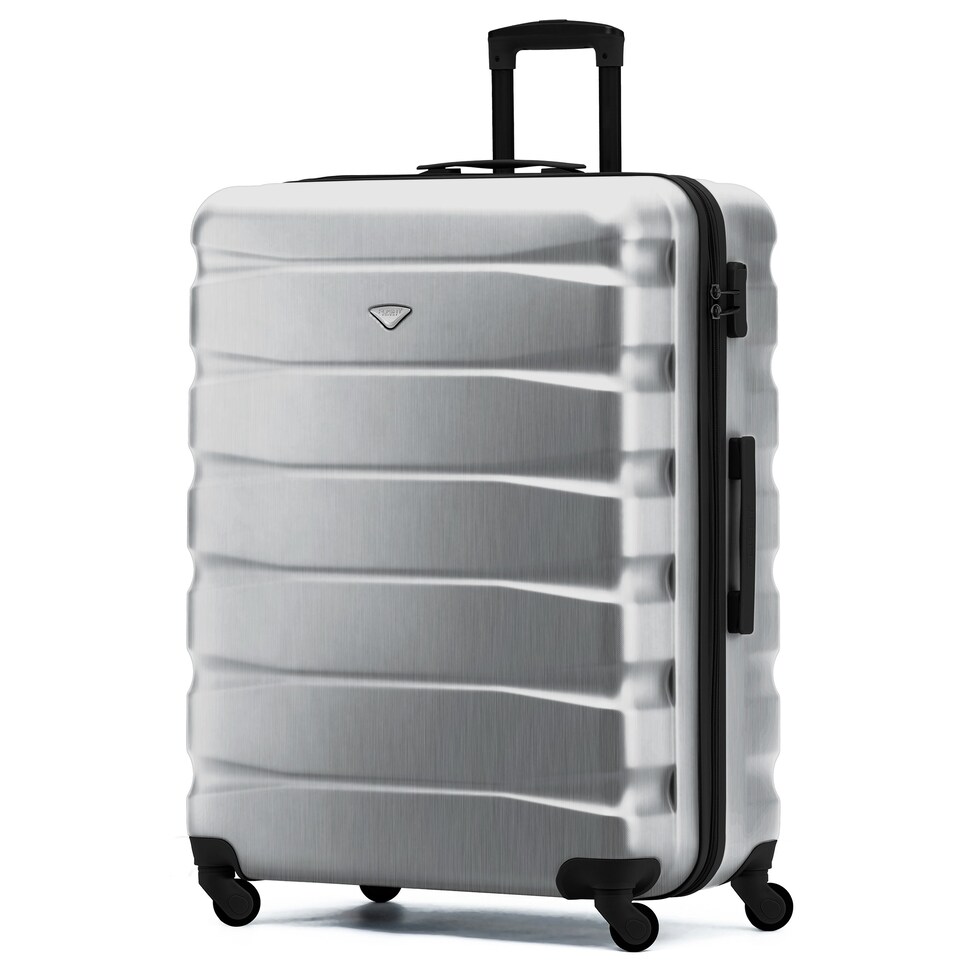 image 1 of Flight Knight 29" Extra Large Suitcase – 20kg Capacity Hard Shell Check-In Luggage with 4 Wheels 100+ Airlines Approved: Ryanair, EasyJet, Jet2, Wizz Air, BA Orange | Orange/Black | Large