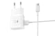 image 1 of Samsung 15W EU Mains Charger White with A to C Cable - EP-TA20EWECGWW