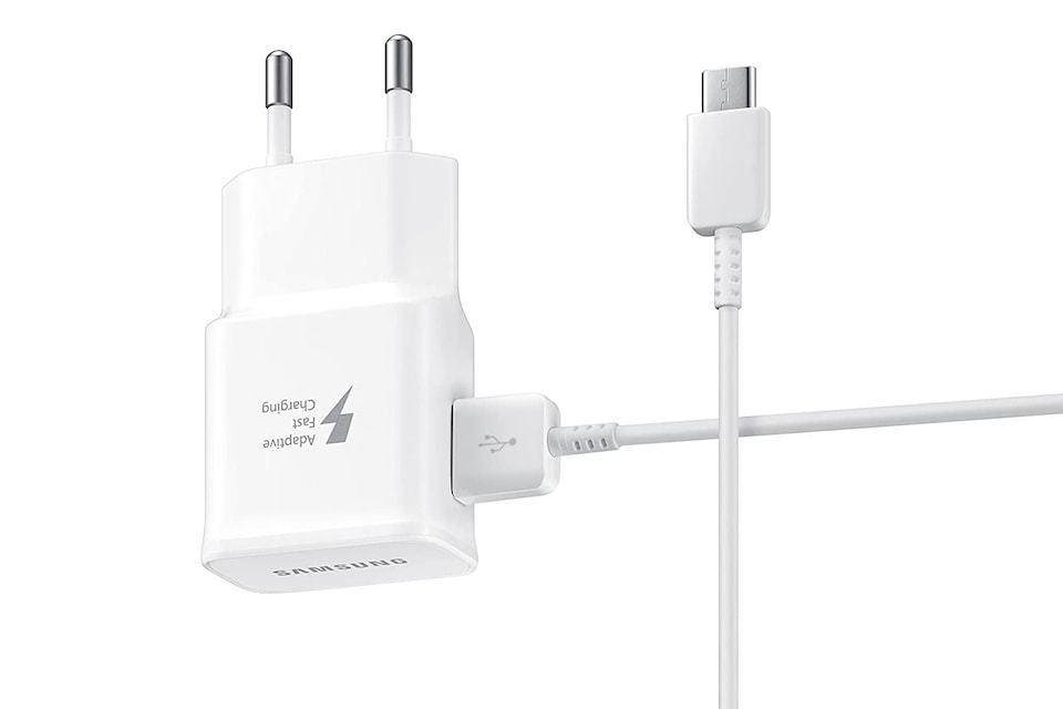 image 1 of Samsung 15W EU Mains Charger White with A to C Cable - EP-TA20EWECGWW