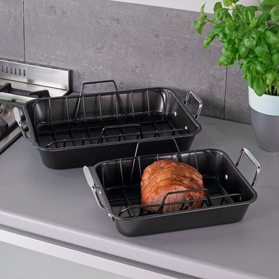 image 1 of Stellar Non-Stick 30 x 22cm Roast & Rack