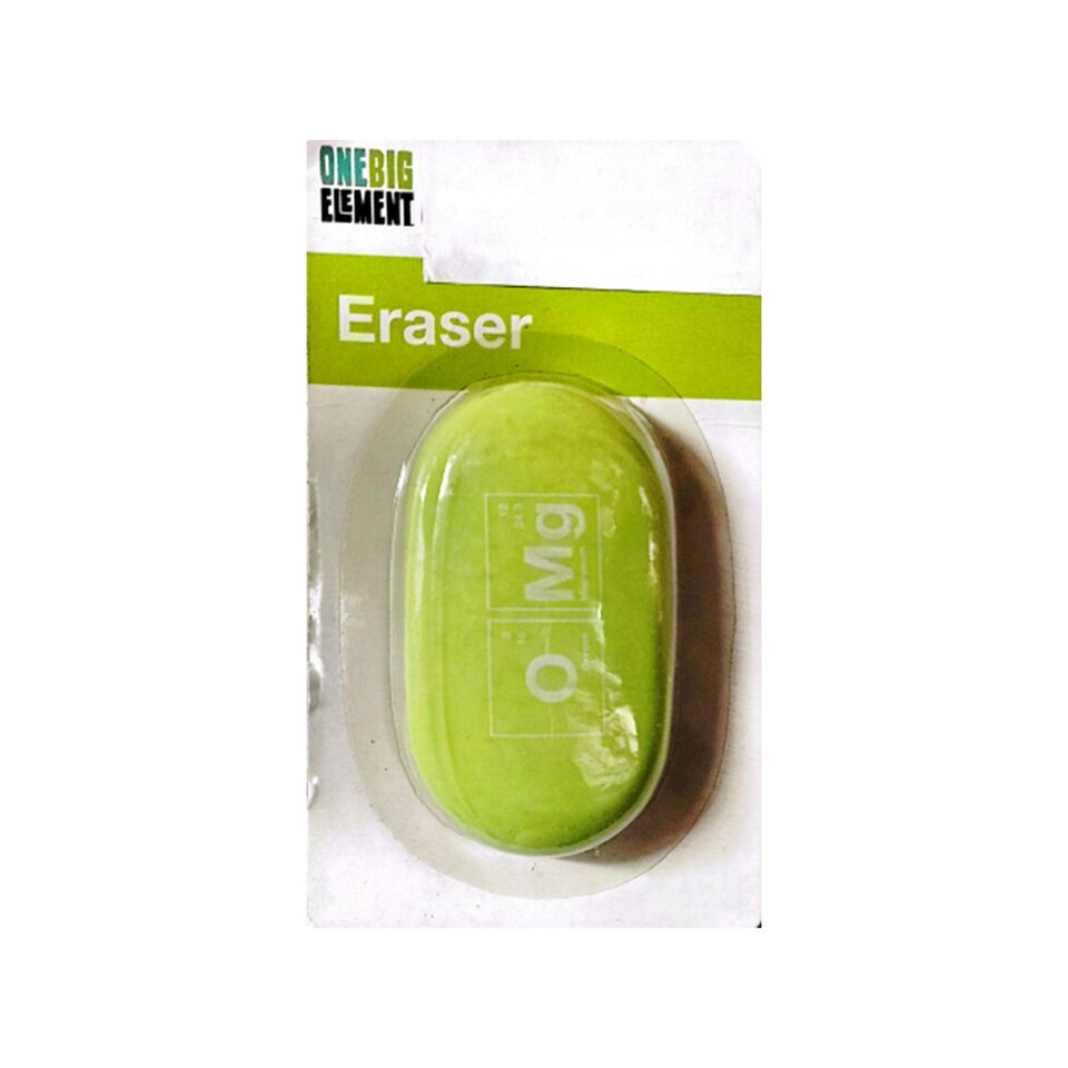 Onebig Element Periodic Table Eraser - Green - One Size