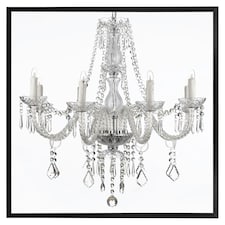 Chandelier (Picture Frame) Black | XS