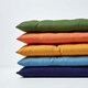 image 6 of Homescapes Mustard Bench Cushion, Two Seater Yellow
