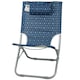 image 3 of Gr8 Garden Adult Blue Folding Beach Chair Portable Metal Garden Patio Fishing Camping Seat