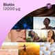 image 3 of Nutravita Biotin Hair Growth Supplement 12,000mcg - High Strength Vitamin B7 Biotin Pills 12000UG - Supports Skin & Hair Growth - 400 Vegan Tablets