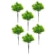image 1 of Pack of 6 x 30cm Fire Resistant Foliage Mini Leaf Stem