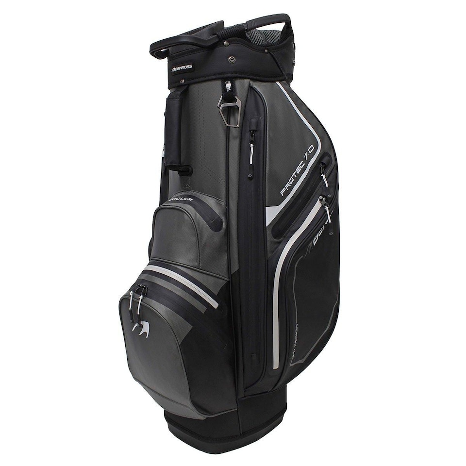 image 1 of Benross ProTec 7.0 Waterproof Golf Cart Bag - Black/Grey